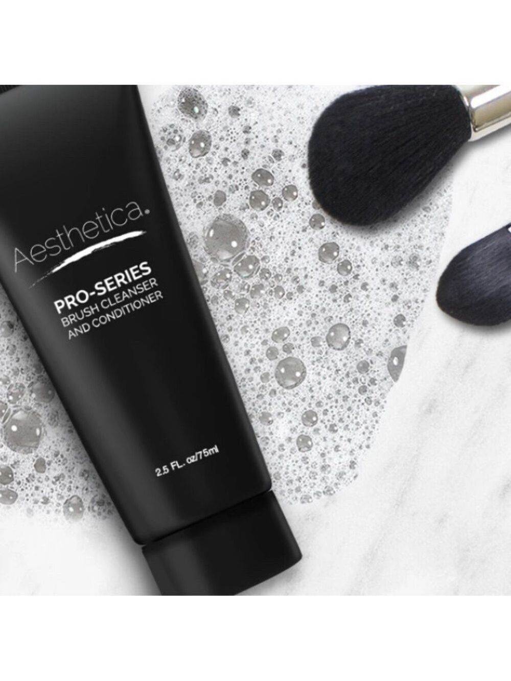 Aesthetica Pro Series Makeup Brush Cleanser and Conditioner | NEW | 2.5 oz 75mL